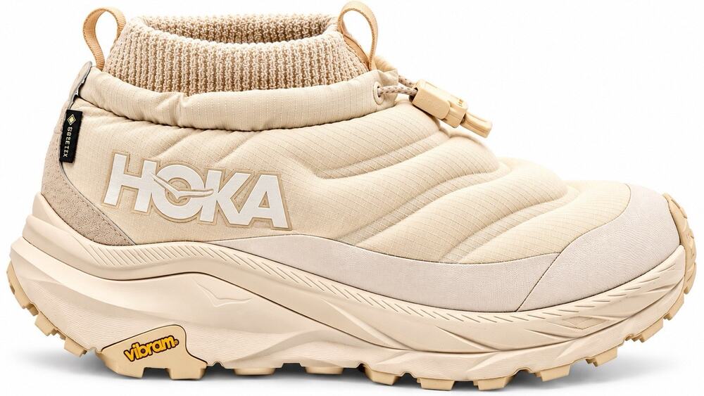 Hoka One One Sz 7.5 Kaha 2 Frost Moc GORE-TEX Oat Milk Hiking Boots Shoes Sneake